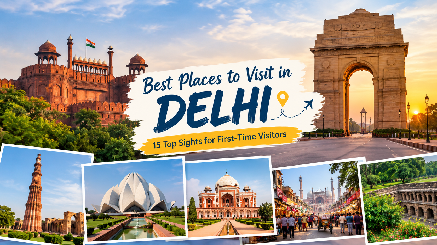 Places to Visit in Delhi: Top Sights for First-Time Visitors