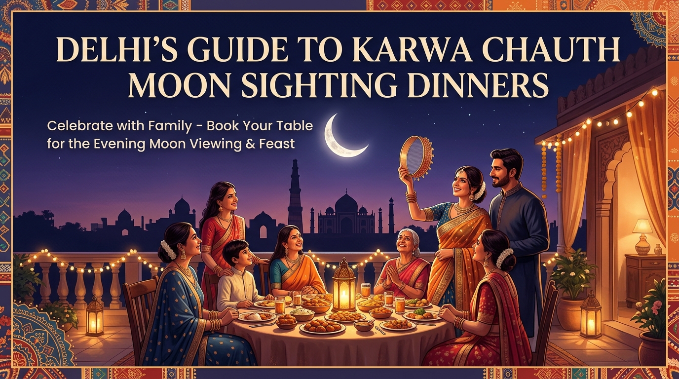 Karwa Chauth Dinner in Delhi: A Sighting Dinner Guide